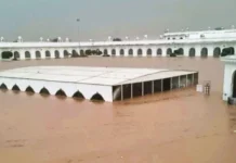 Online image shows floodwaters inside Kartarpur