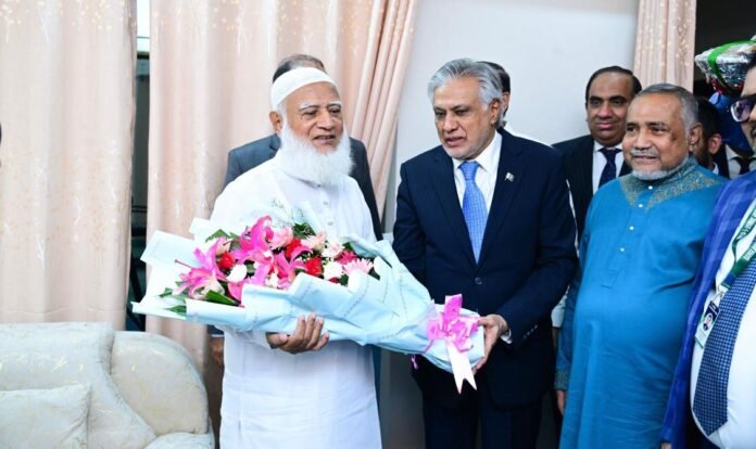 FM Ishaq Dar meets JI Bangladesh leader in Dhaka-Foreign Ministry X Account Picture