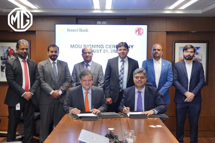 MG, Soneri Bank Sign MoU