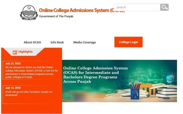 Online College Admission System-PITB