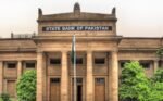 The picture shows State Bank of Pakistan Building
