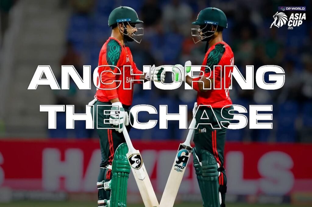 Picture shows Litton Das and Towhid Hridoy build a partnership to set stage for Bangladesh victory-ACC