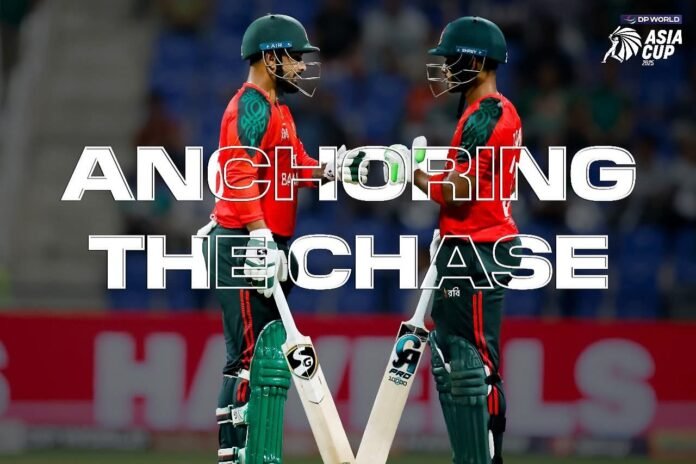 Picture shows Litton Das and Towhid Hridoy build a partnership to set stage for Bangladesh victory-ACC