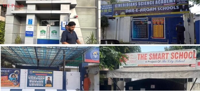 Picture shows buildings sealed in Lahore for violations-WE Punjab