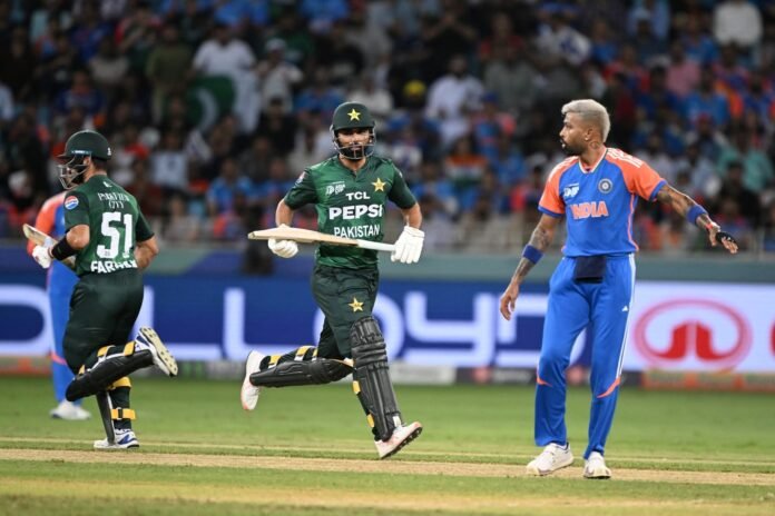 Pictures shows Pakistani batters taking run-PCB