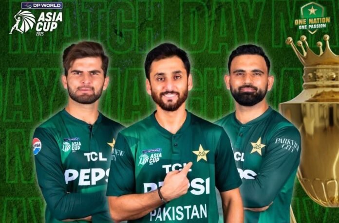 Pakistan skipper Salman Ali Agha, Fakhar Zaman and Shaheen Shah Afridi