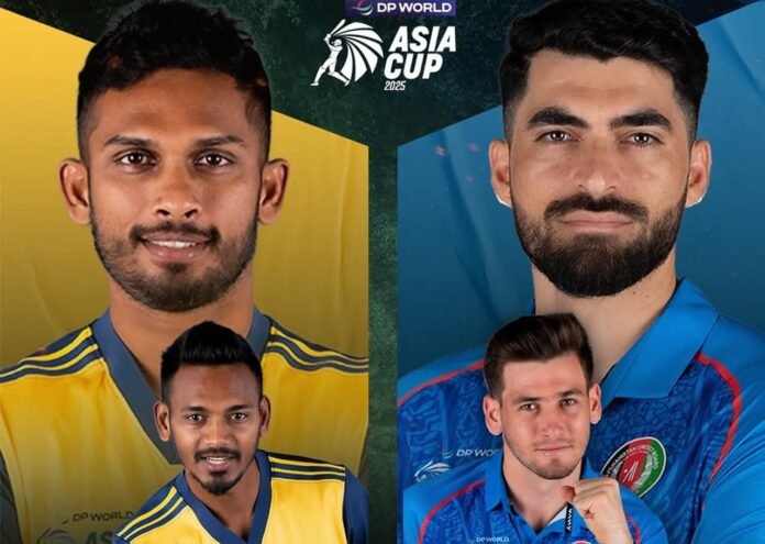 The picture shows key players of Sri Lanka and Afghanistan-ACC
