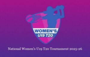 The picture shows logo of Women's U19 T20 Tournament-PCB