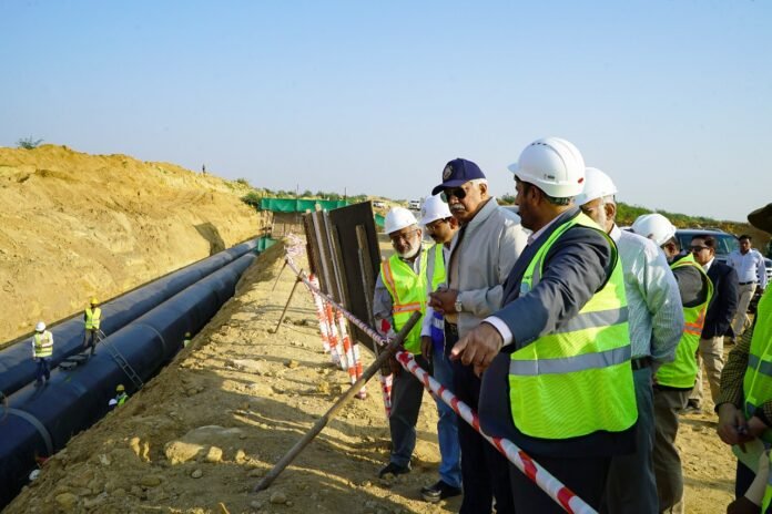 Wapda Chairman is visiting the K-IV project site.