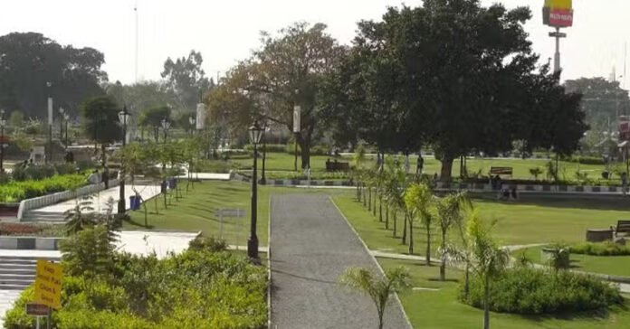 View of a park in Rawalpindi