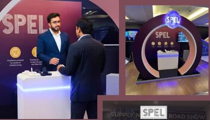 The picture shows a stall of SPEL