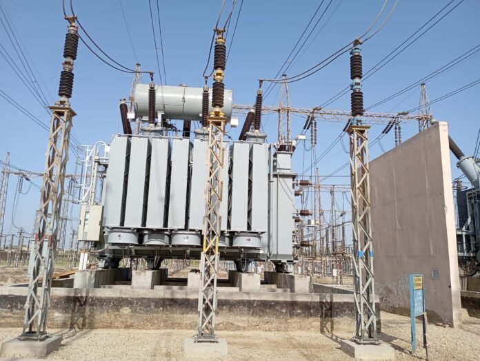 Image shows transformer at a grid station of NGC.