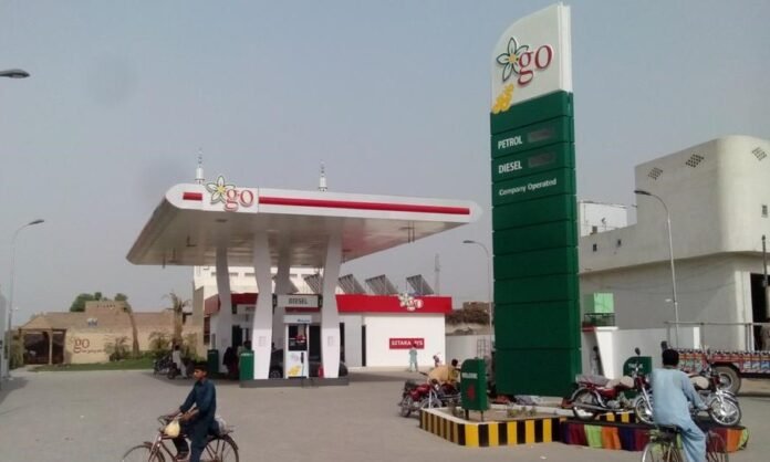 The image shows GO retail station