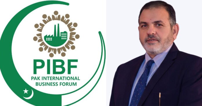 Composite image featuring PiBF logo and its president Dr. Mushtaq Mangat